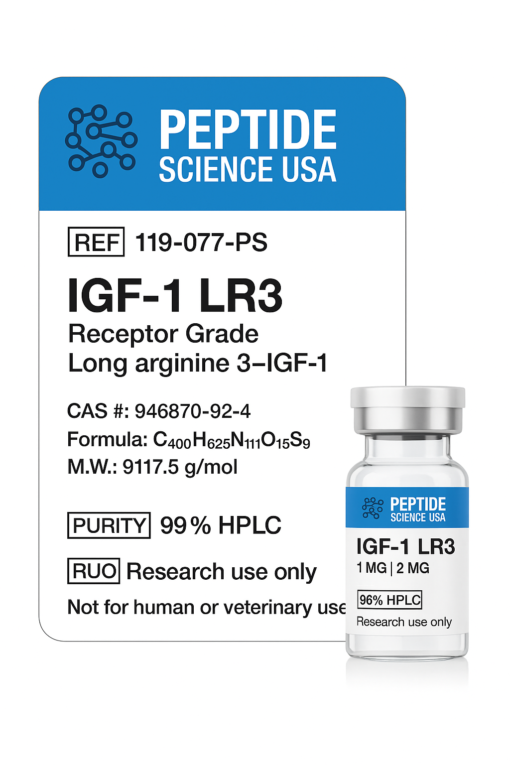 IGF-1 LR3 (Receptor Grade) 1mg | 2mg