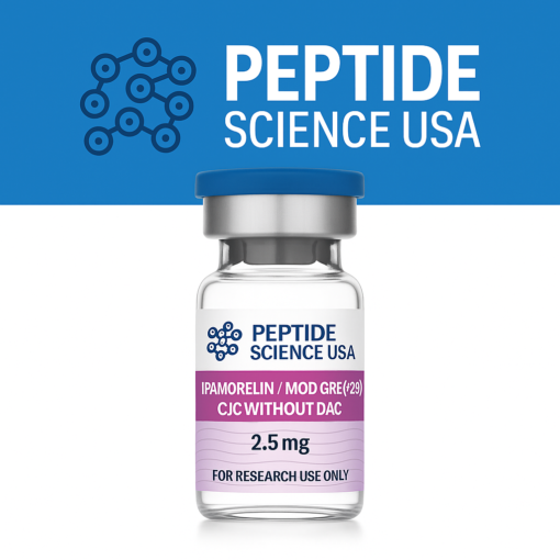 Ipamorelin CJC-1295 No DAC Blend Peptide Vial 2.5mg vial